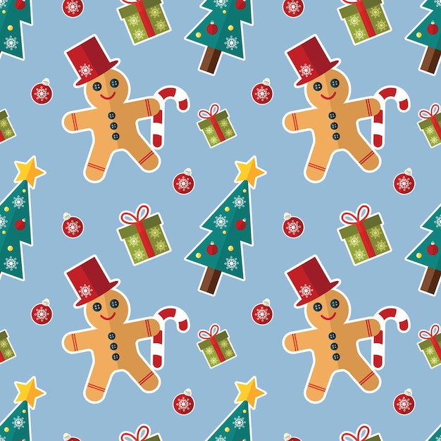 Papel de embalaje de patrón sin costura de Navidad