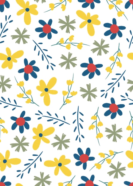 papel de envoltura con patrón floral sin costuras tela textil papel tapiz de fondo