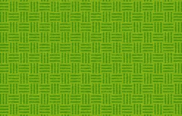 Papel japonés verde y patrón japonés.