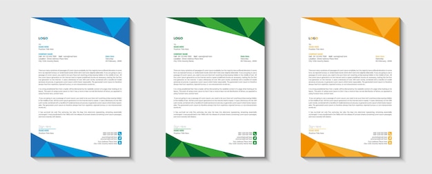 Papel membrete creativo