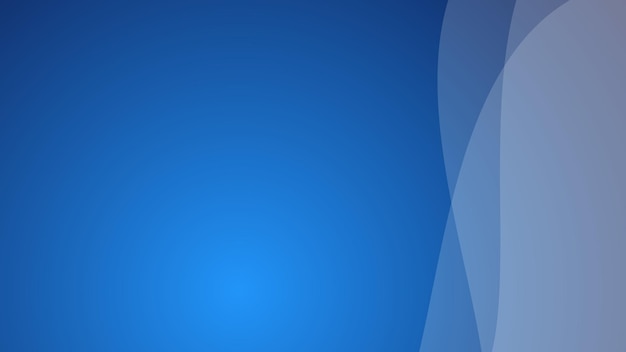 Papel de pared de fondo de gradiente dinámico azul para telón de fondo o presentación