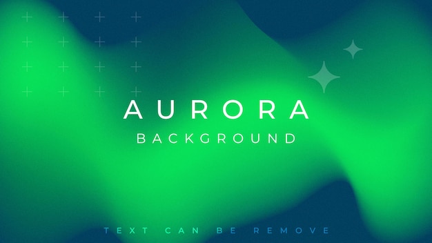 Papel de pared de fondo con textura de grano de malla de gradiente de aurora verde
