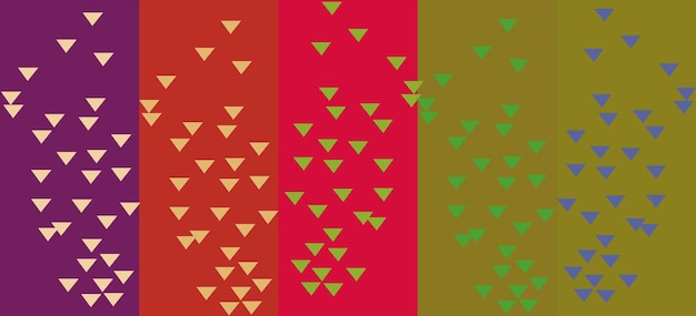 Papel de pared de franja diseño interior de triángulo ancho fondo de patrón sin costuras