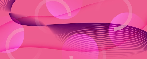 Papel de pared geométrico con ondas abstractas plantilla de diseño de página web