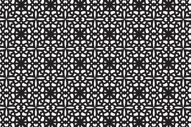Papel de pared de gradiente tierno soñador con patrón de mandala Fondo horizontal vectorial para la meditación