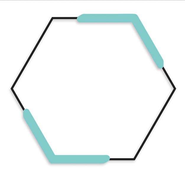 Papel de pared hexagonal geométrico Abstracto Fondo artístico