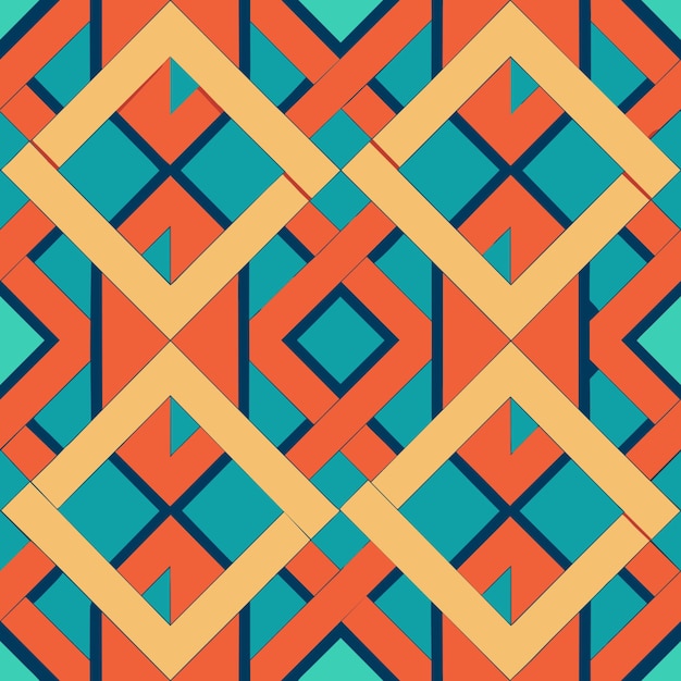 Papel de pared con ilustraciones vectoriales de texturas abstractas geométricas sin costuras