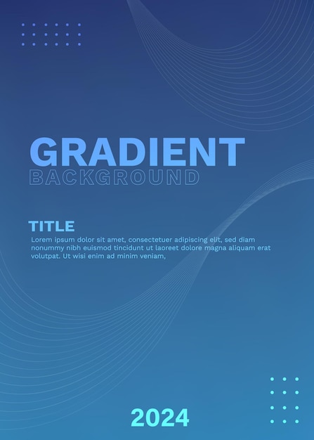 Papel de pared de la plantilla de resumen de gradiente azul