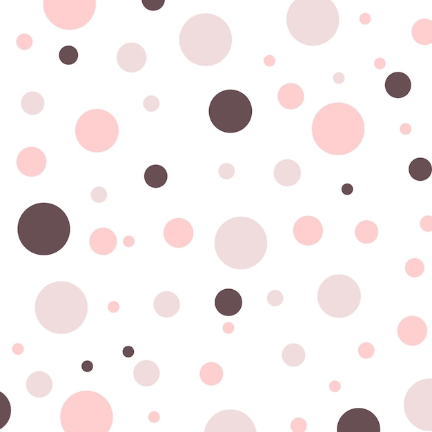 Papel de pared con puntos de polca de colores pastel