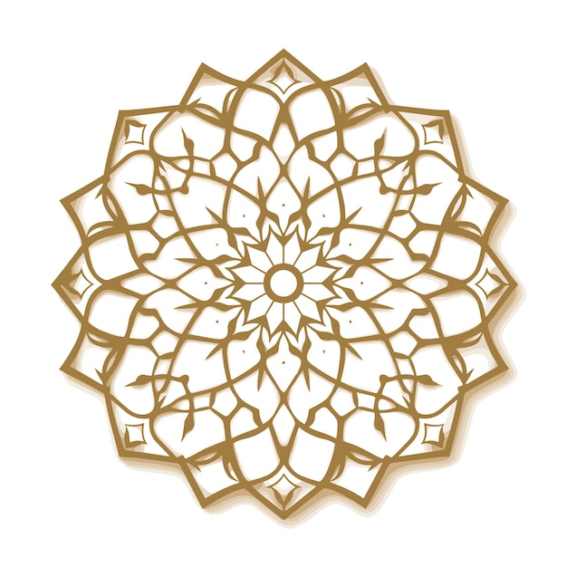 Papel de pared de Ramadán con caligrafía árabe y diseño ornamental de oro