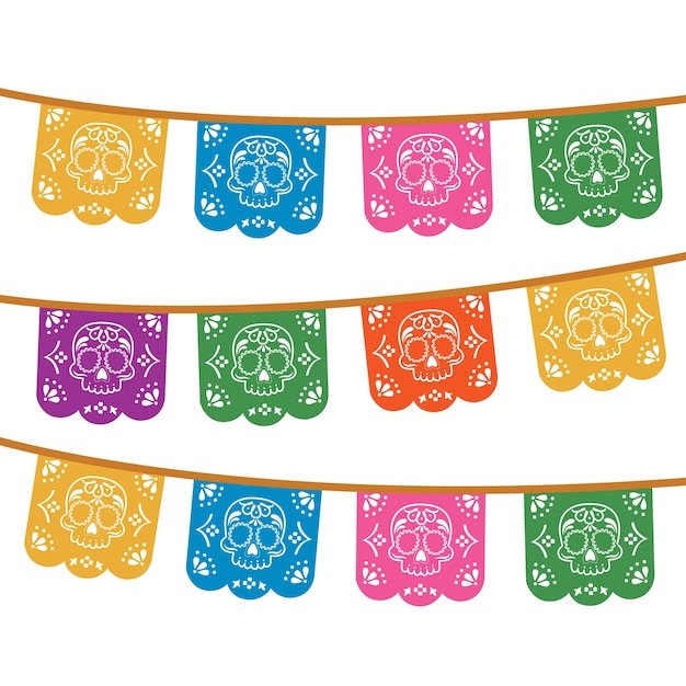 Vector papel picado