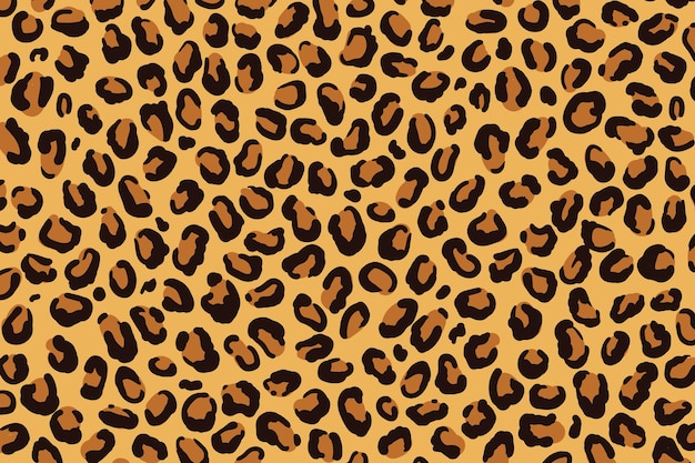 Papel pintado con estampado de leopardo