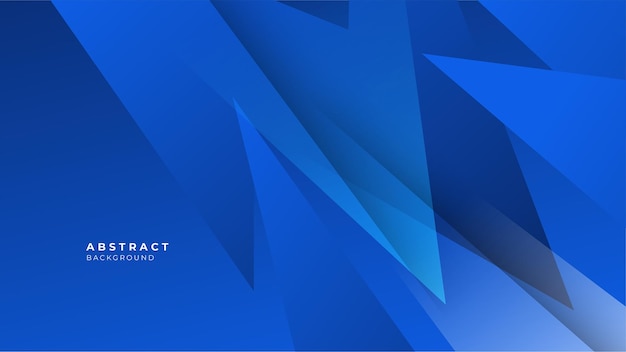 Papel pintado de formas geométricas azules para la página de inicio de la presentación del certificado del cartel