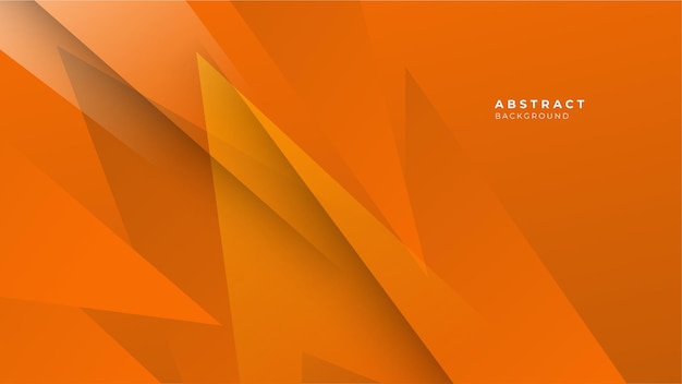 Papel pintado de formas geométricas naranja para la página de inicio de la presentación del certificado del cartel