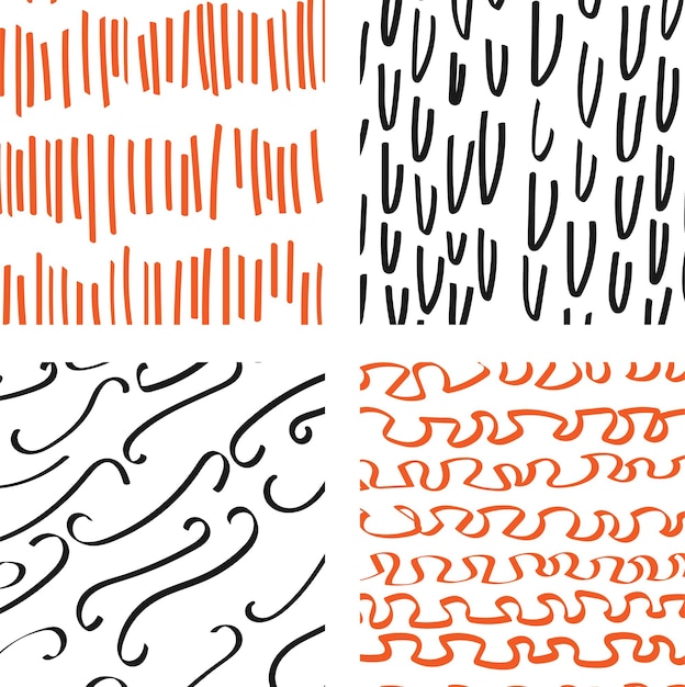Papel pintado geométrico abstracto con líneas en negrita y patrones de inspiración retro