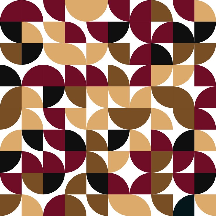 Papel pintado geométrico abstracto moderno