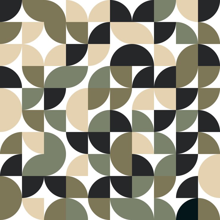 Papel pintado geométrico abstracto moderno