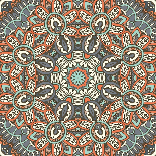 Papel pintado geométrico étnico