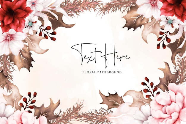 papel pintado a mano con acuarela de fondo floral