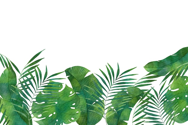 Vector papel pintado mural tropical