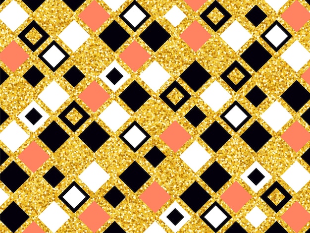 Vector papel pintado retro brillo dorado. ornamento abstracto de brillo dorado. fondo dorado de estilo retro.