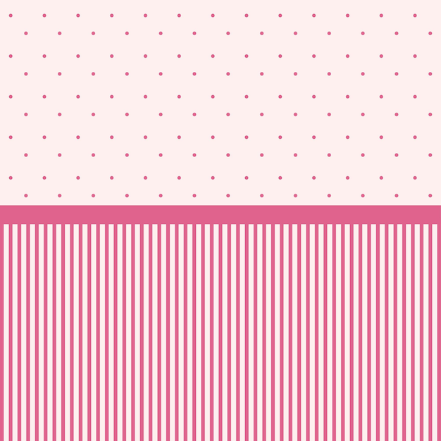papel pintado rosa y blanco con puntos rosados con un patrón de puntos rosados