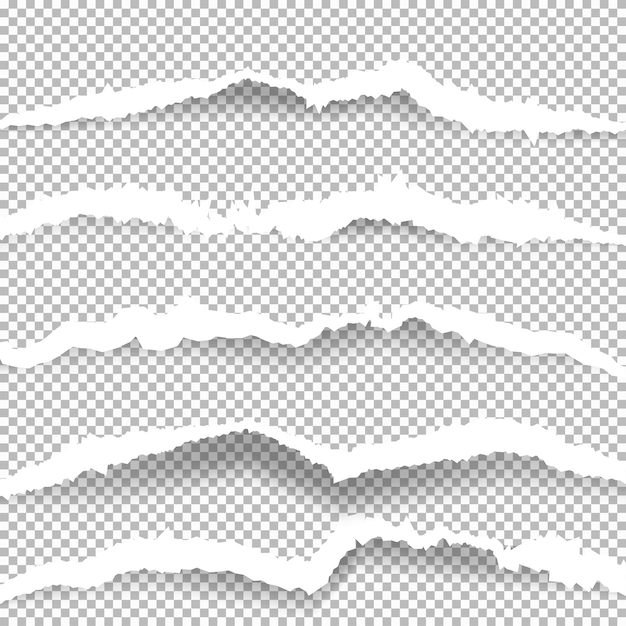 papel rasgado con los bordes rasgados
