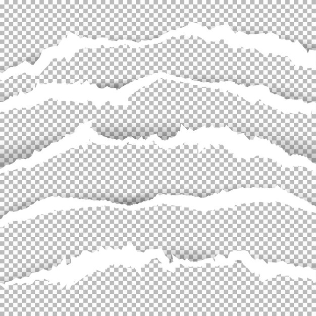 papel rasgado con los bordes rasgados