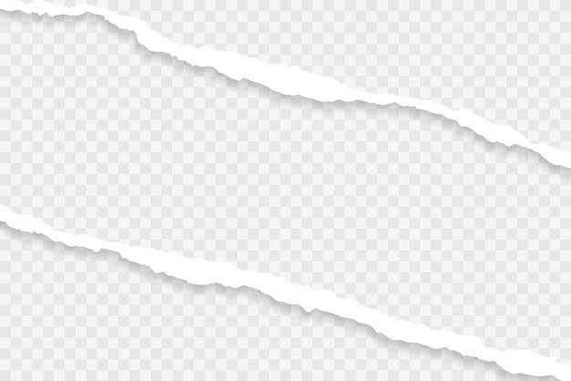papel rasgado dos veces en el fondo