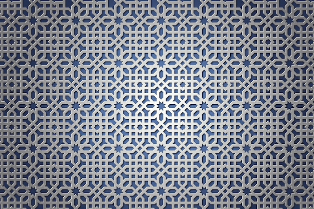 un papel tapiz azul y blanco con un patrón azul y blanco