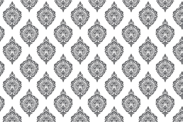 un papel tapiz blanco y negro con un patrón floral en él