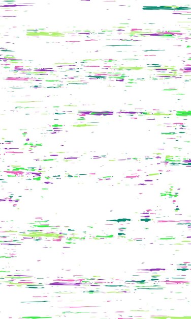 El papel tapiz en blanco, las pinceladas coloridas al estilo grunge.