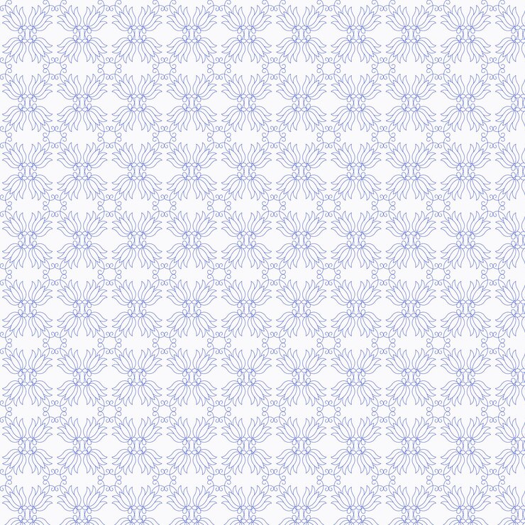 papel tapiz floral azul y blanco con un patrón de flores