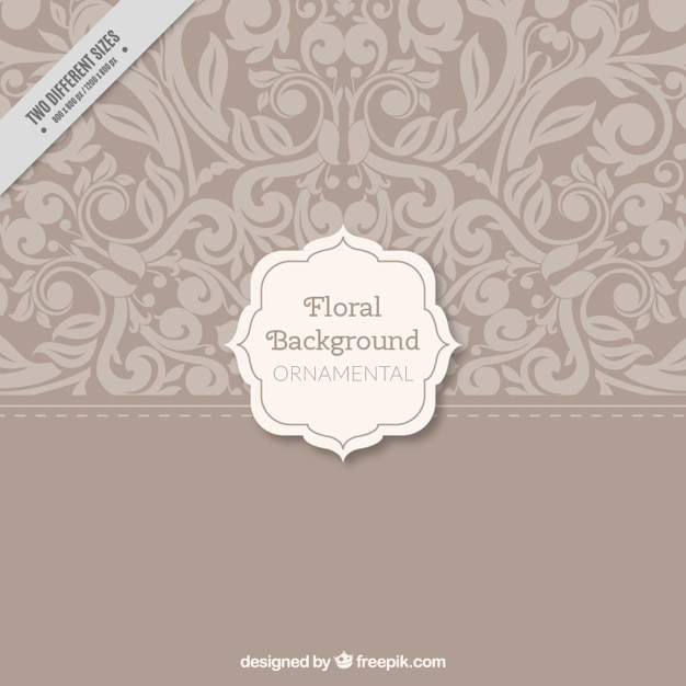 Papel tapiz floral de época