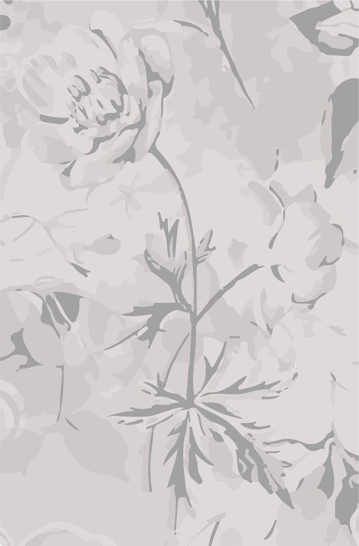 un papel tapiz floral con una flor en él