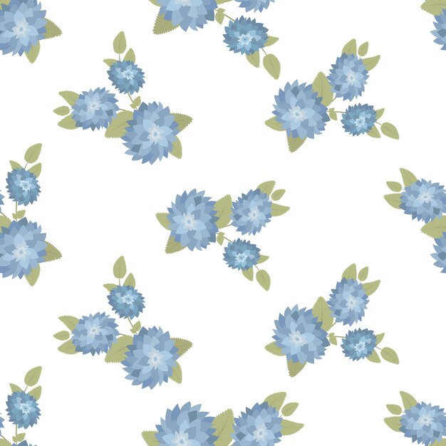 Papel tapiz floral vector inconsútil