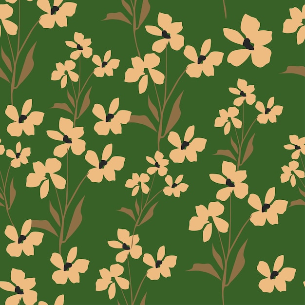 un papel tapiz de flores por el artista s