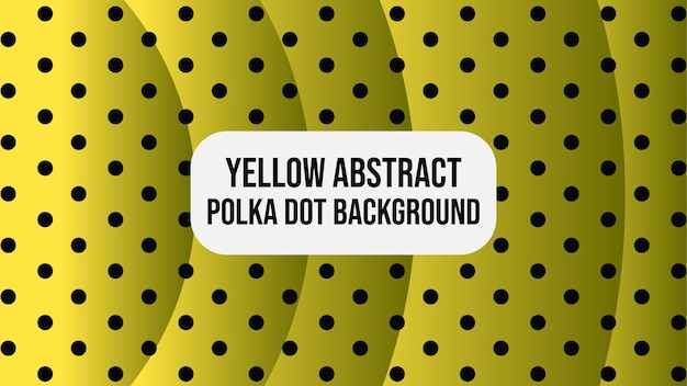Papel tapiz de fondo degradado de lunares abstractos amarillos Arte vectorial y gráficos