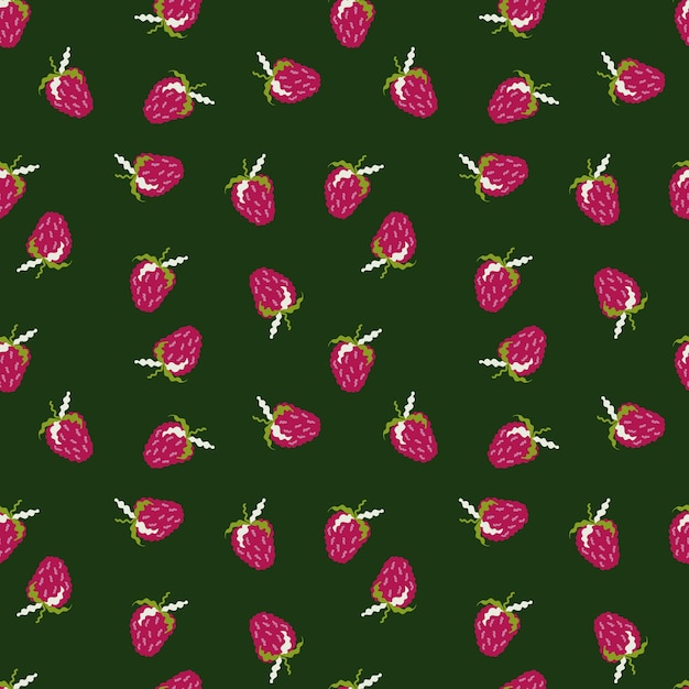 Papel tapiz de frutas dibujado a mano Diseño para tela impresión textil papel de envoltura textiles de cocina portada Ilustración vectorial