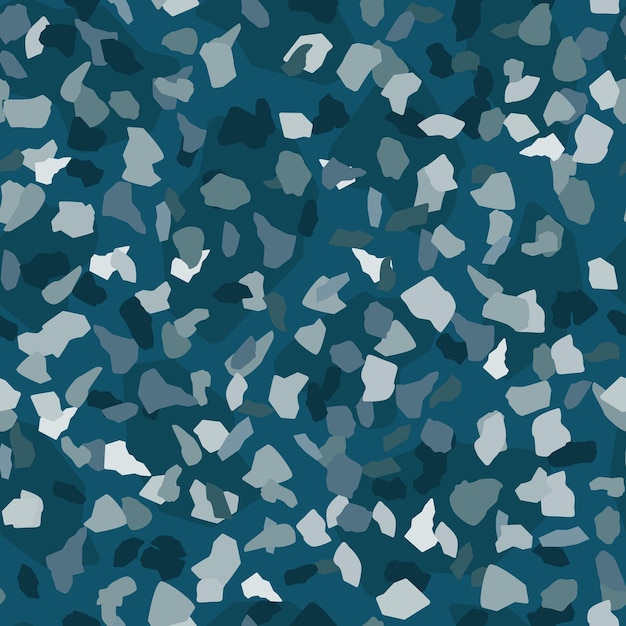 Papel tapiz de mármol abstracto sobre fondo verde. Diseño de patrones sin fisuras de terrazo. Piedra natural, granito, formas de cuarzo. Telón de fondo de roca con textura. Ilustración vectorial