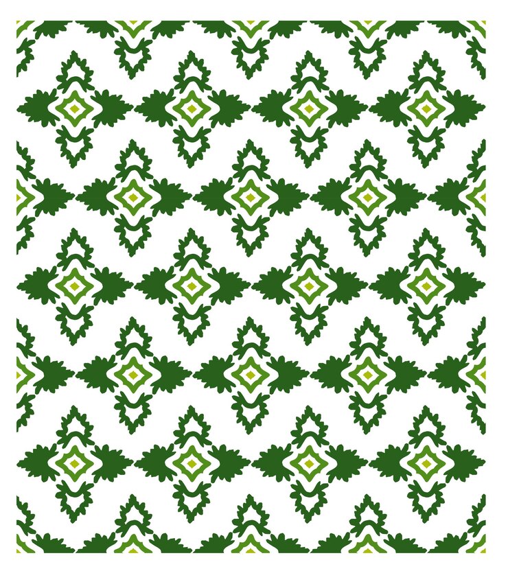 papel tapiz verde monocromático fondo sin costuras diseño de patrón floral de hoja