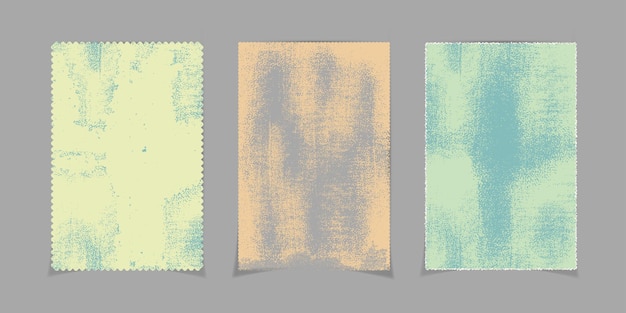 Papel texturizado antiguo de época a4 formato grunge fondo colorido ilustración vectorial
