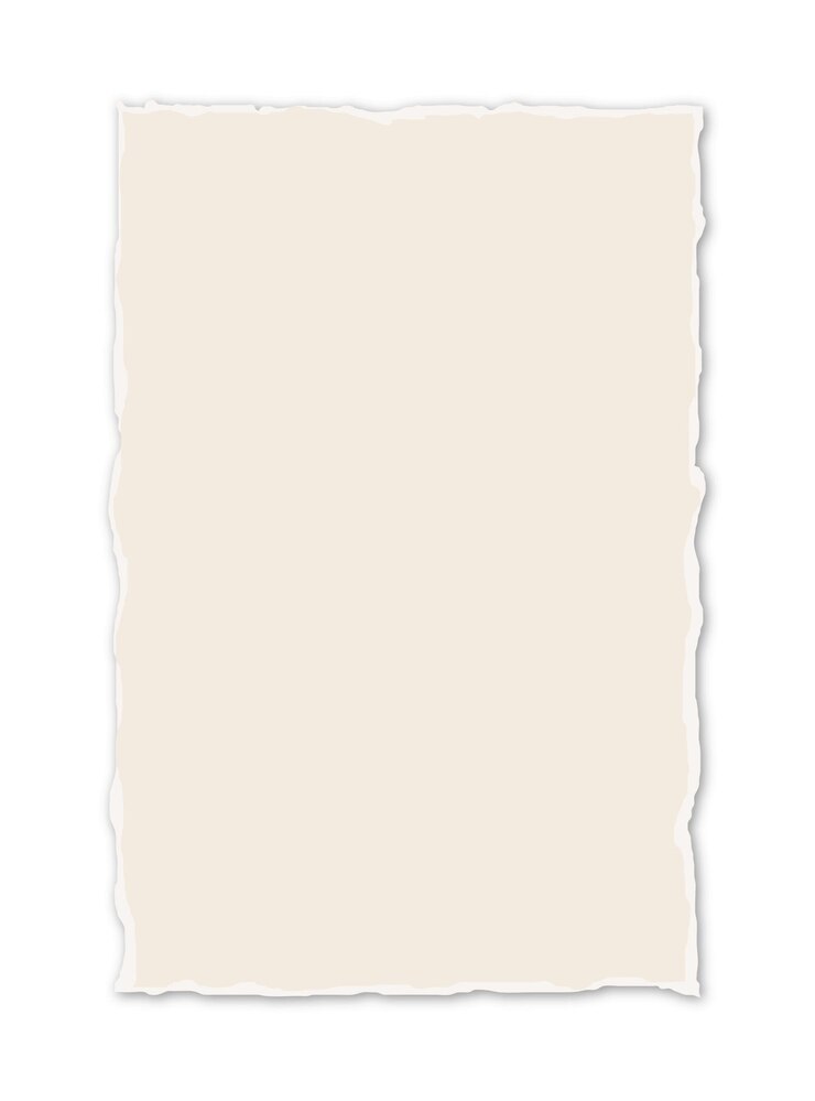 Vector papel viejo rasgado sobre un fondo blanco hoja de papel con bordes dentados