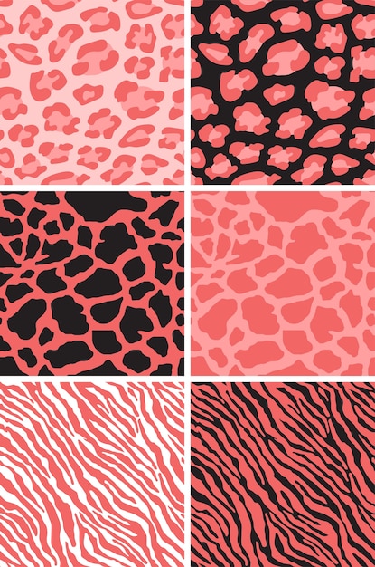 Vector paquete de animal print