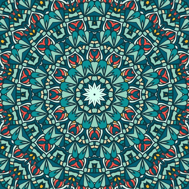 Paquete de banner étnico de vector ornamental colorido festivo
