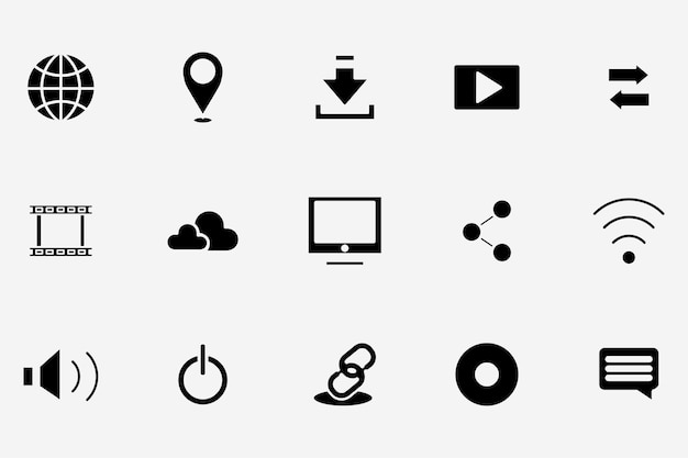 el paquete de colección de iconos