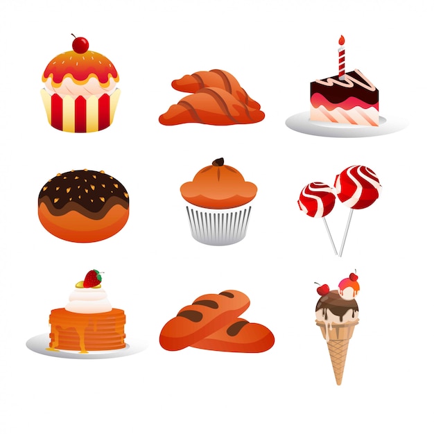 paquete de comida dulce
