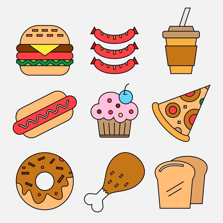 El paquete de comida rápida