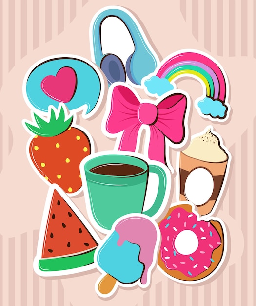 Paquete de decoración de pegatinas