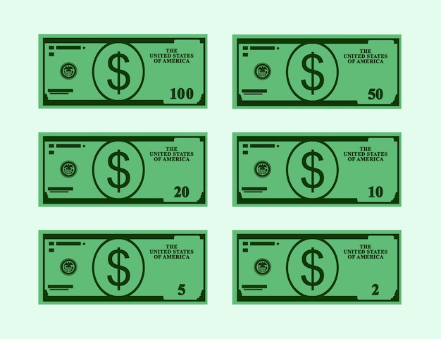 Paquete Dinero Detalle Dólar EE.UU.